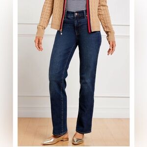 Talbots Flawless Five Pocket High Rise Dark Washed Bootcut Women’s Jeans Size 10